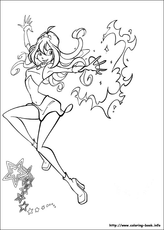 Winx Club coloring picture